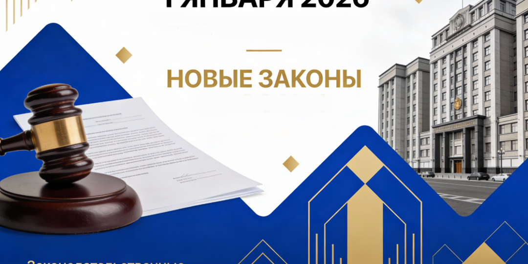 Законы и нововведения, вступающие в силу с 1 января 2026 года в России