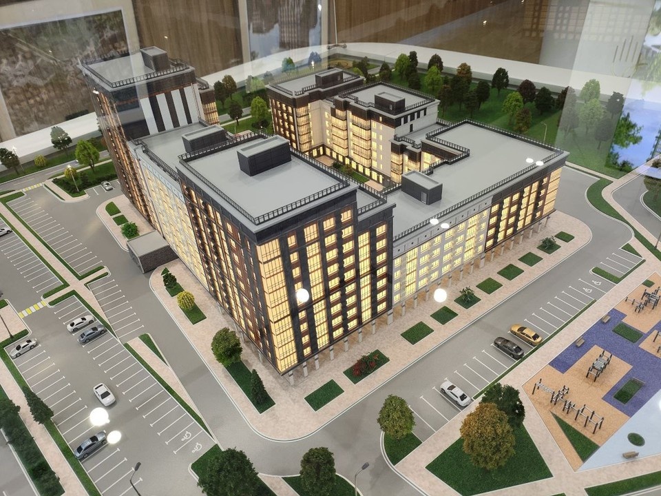    Так выглядит макет жилого комплекса «Половецкий» Роман ПОБЕРЕЖНЮК