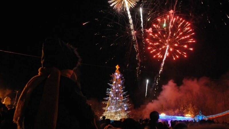     Новогодняя елка в Барнауле. altapress.ru