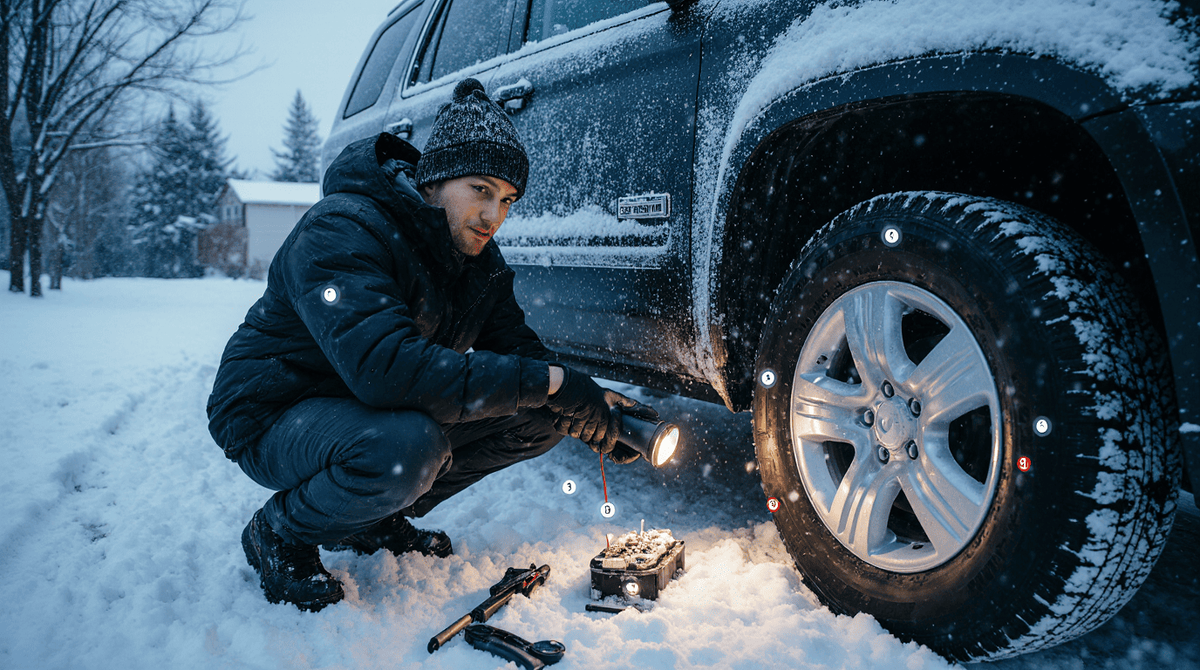 Зимняя проверка авто: 8 точек контроля перед морозами