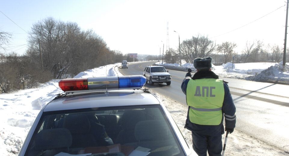    Сотрудник ДПС на дороге в Коломне / Медиасток.рф
