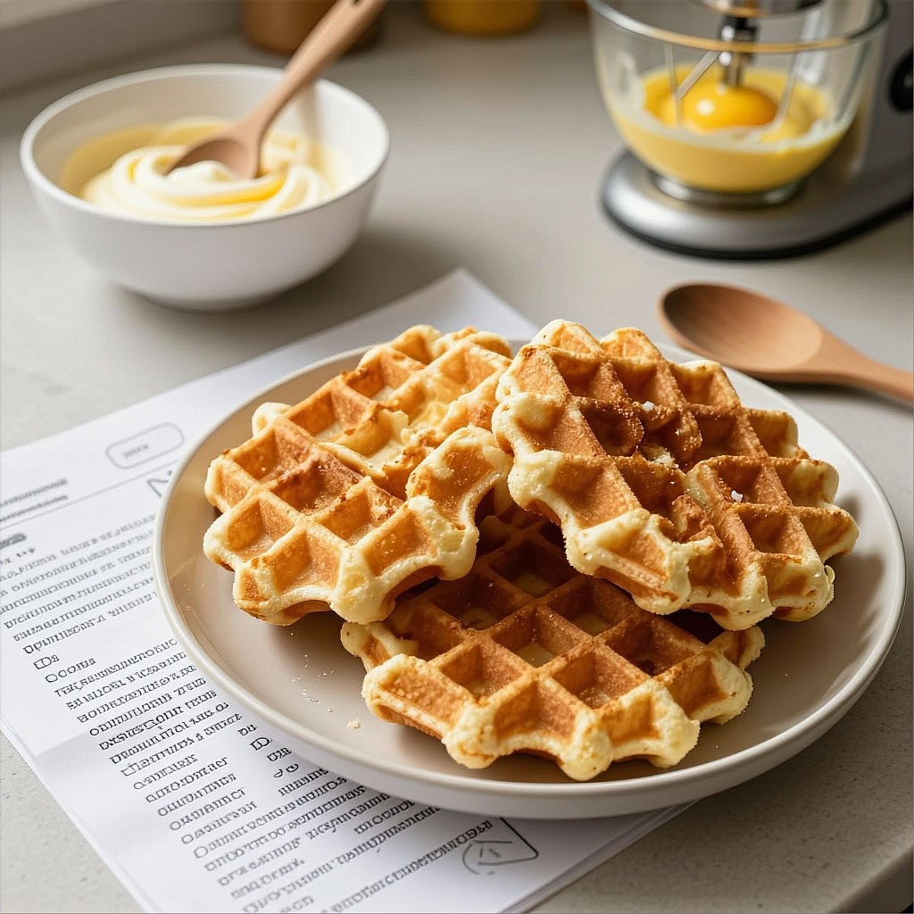 Рецепт мягких вафель