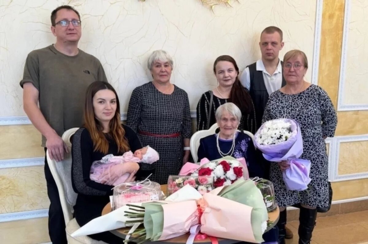    Встреча со столетней землячкой произвела на семью Распопиных большое впечатление