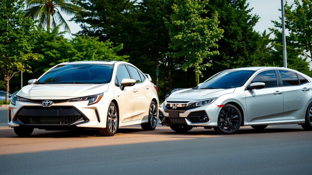    Toyota Corolla против Honda Civic до 160 лошадиных: битва японских седанов за звание короля надежности