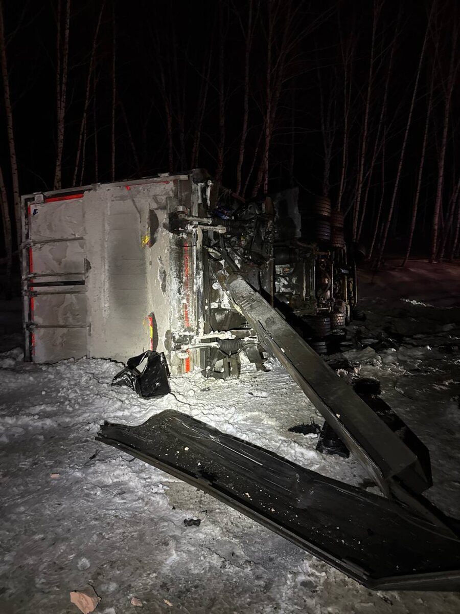 На фото: последствия ДТП / Источник: пресс-служба УМВД России по Омской области