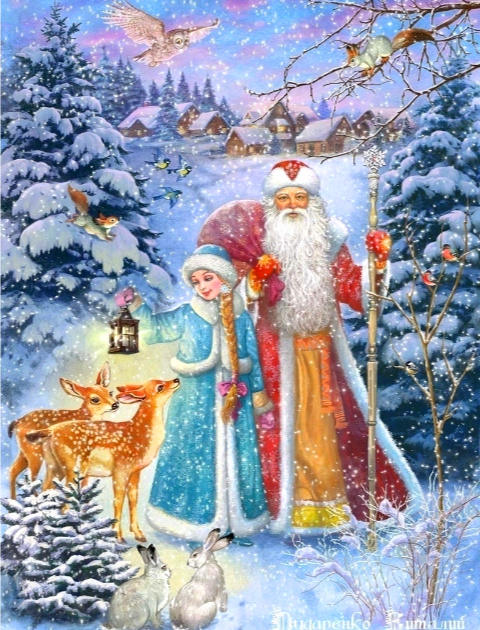 Автор- Художник Виталий Дударенко.Источник изображения : Яндекс картинка.