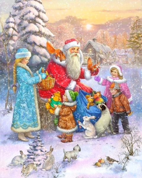 Автор- Художник Виталий Дударенко.Источник изображения : Яндекс картинка.