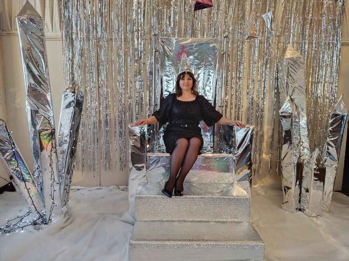 Фотозона в стиле Снежная Королева