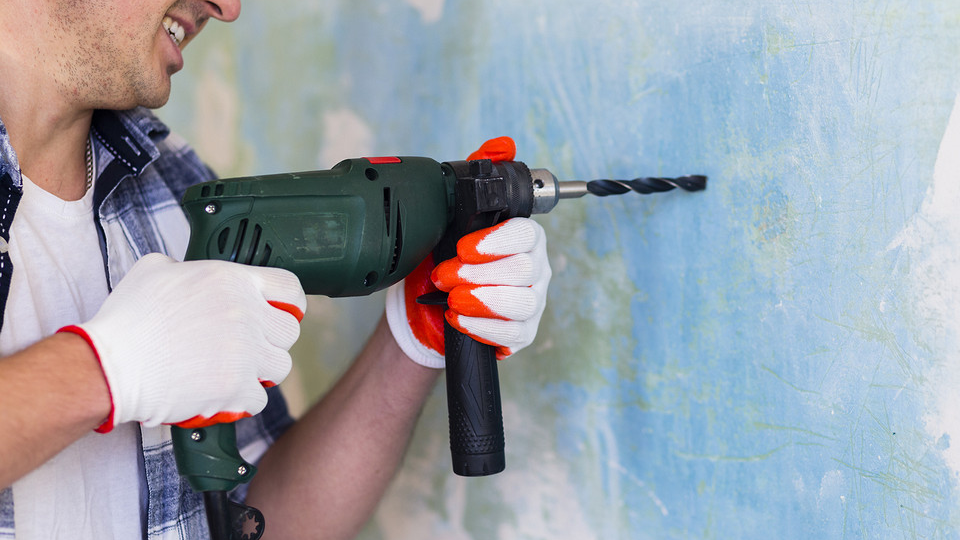 Точный способ разметки для сверления отверстий в бетоне