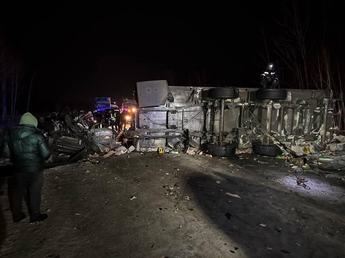    Последствия ДТП в Омской области. 31 декабря 2025 | © Фото : Прокуратура Омской области