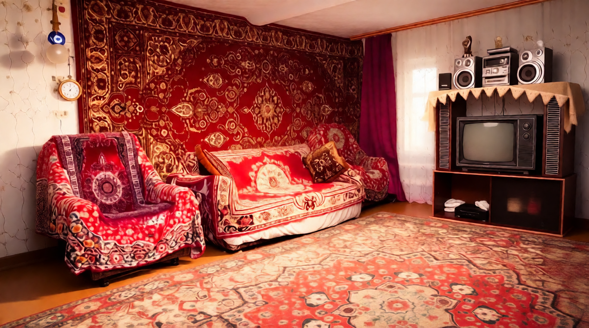 Зачем в СССР вешали ковёр на стену? Функциональное назначение настенного ковра в советском быту