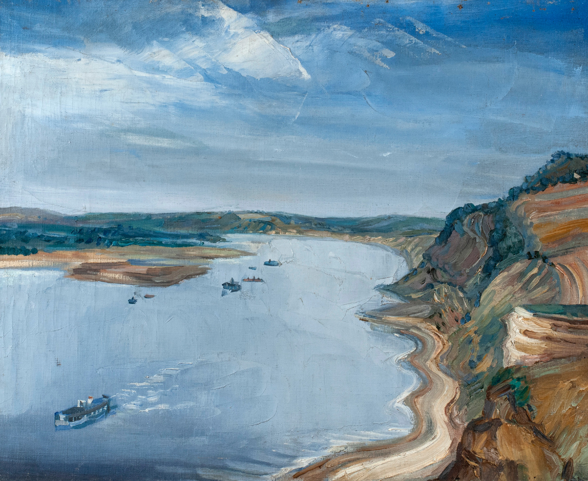 Евгений Егоров. Столбячи. 1920. Саратовский государственный художественный музей имени А.Н. Радищева, Саратов