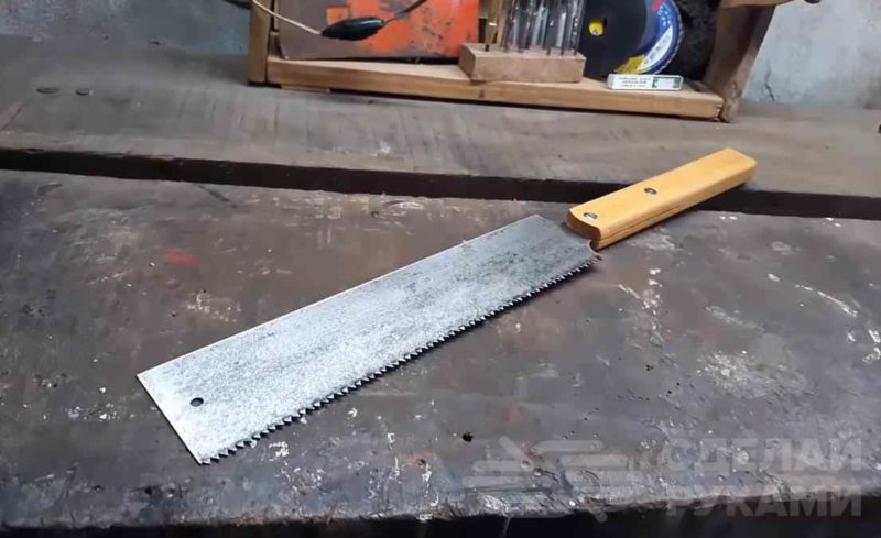Как сделать японскую ножовку по дереву из обычной ручной пилы