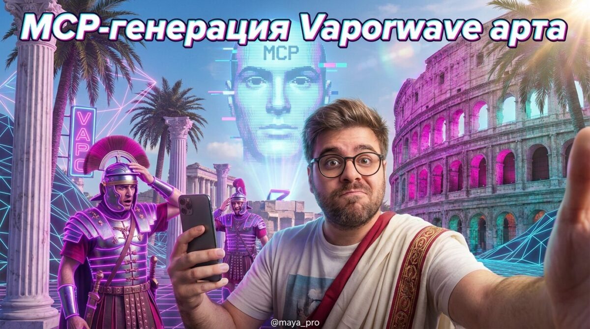    Пошаговое руководство по созданию стильных постеров в стиле Vaporwave Артур Хорошев