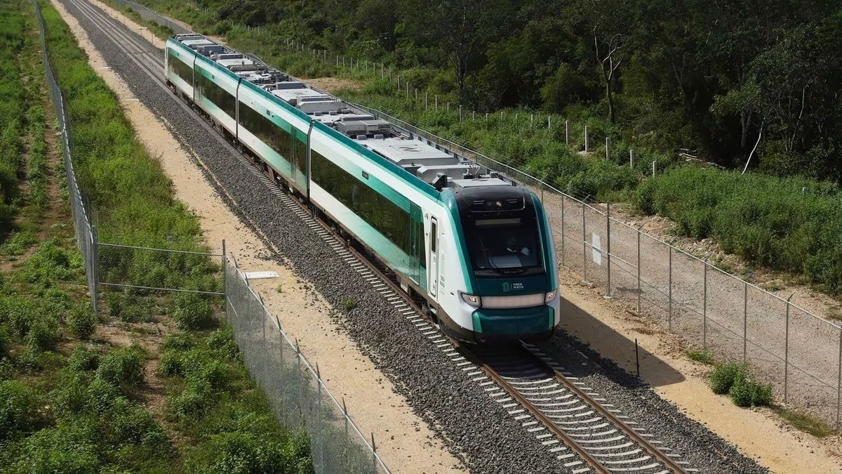  Электропоезд Alstom X’trapolis на линии Tren Maya в Мексике. Источник: AP Foto