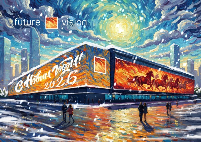 Новогодняя открытка Future Vision