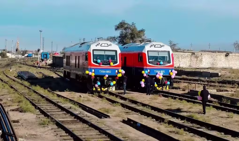 Магистральные тепловозы ТЭ36А от CRRC в Казахстане. Источник: КТЖ