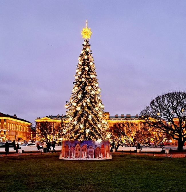 Новогодняя ёлка на Исаакиевской площади /фото из личного архива, 2025/