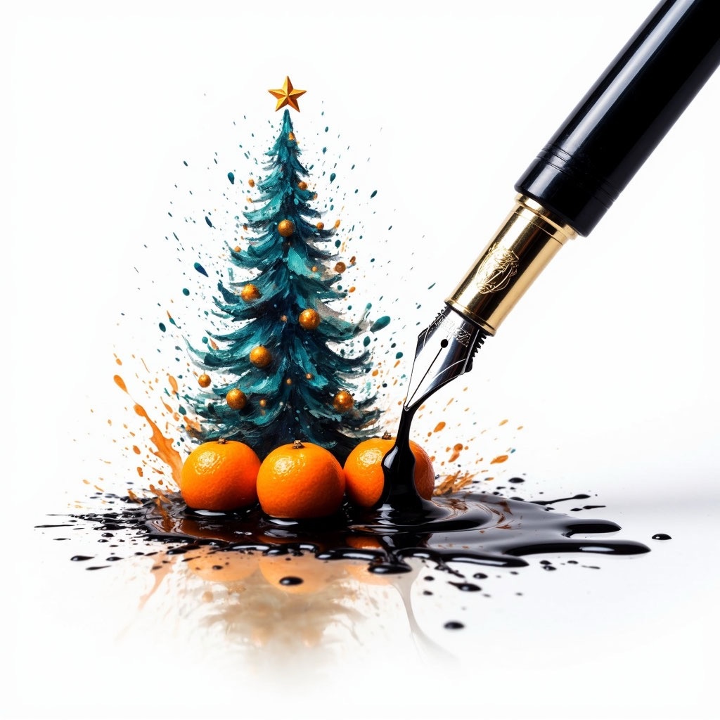 Иллюстрация автора: новогоднее настроение