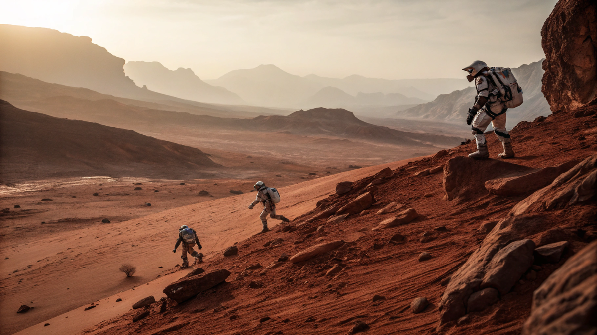    Для будущей колонизации Марса нужно найти место, богатое водяным льдом