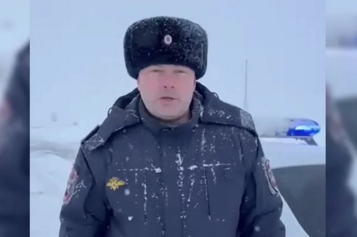    Из-за непогоды для грузовиков закрыли дорогу в Новоалександровском округе