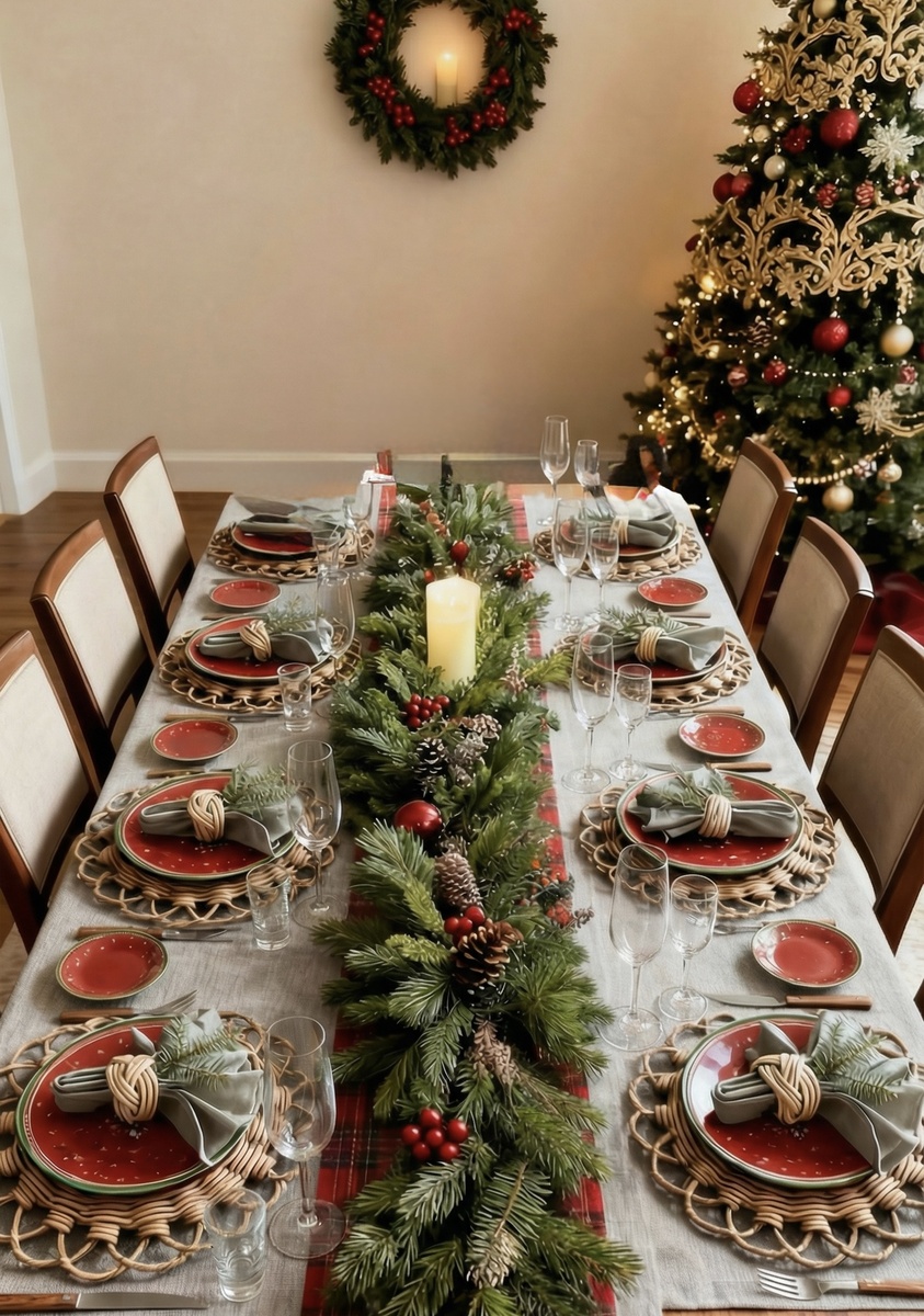 Основные правила сервировки:
✅ Справа от тарелки: обеденный нож (лезвие к тарелке), затем ложка для супа, рыбный нож, закусочный нож.
✅ Слева от тарелки: обеденная вилка, затем вилка для рыбы, закусочная вилка (зубцы вверх).
✅ Десертные приборы: кладутся горизонтально над тарелкой.
🍴 вилка (зубцами вправо), 🥄 ложка (ручкой вправо).
Хлебная тарелка: слева от основных приборов. Для масла — небольшой нож, кладется на нее.
Бокалы: справа от ножа либо по центру по порядку подачи напитков (вода, белое вино, красное вино).

Советы
Используйте только те приборы, которые необходимы для запланированных блюд.
Расстояние между приборами и тарелкой — около 10 мм.
Не перегружайте стол лишними приборами, чтобы гостям было комфортно💫