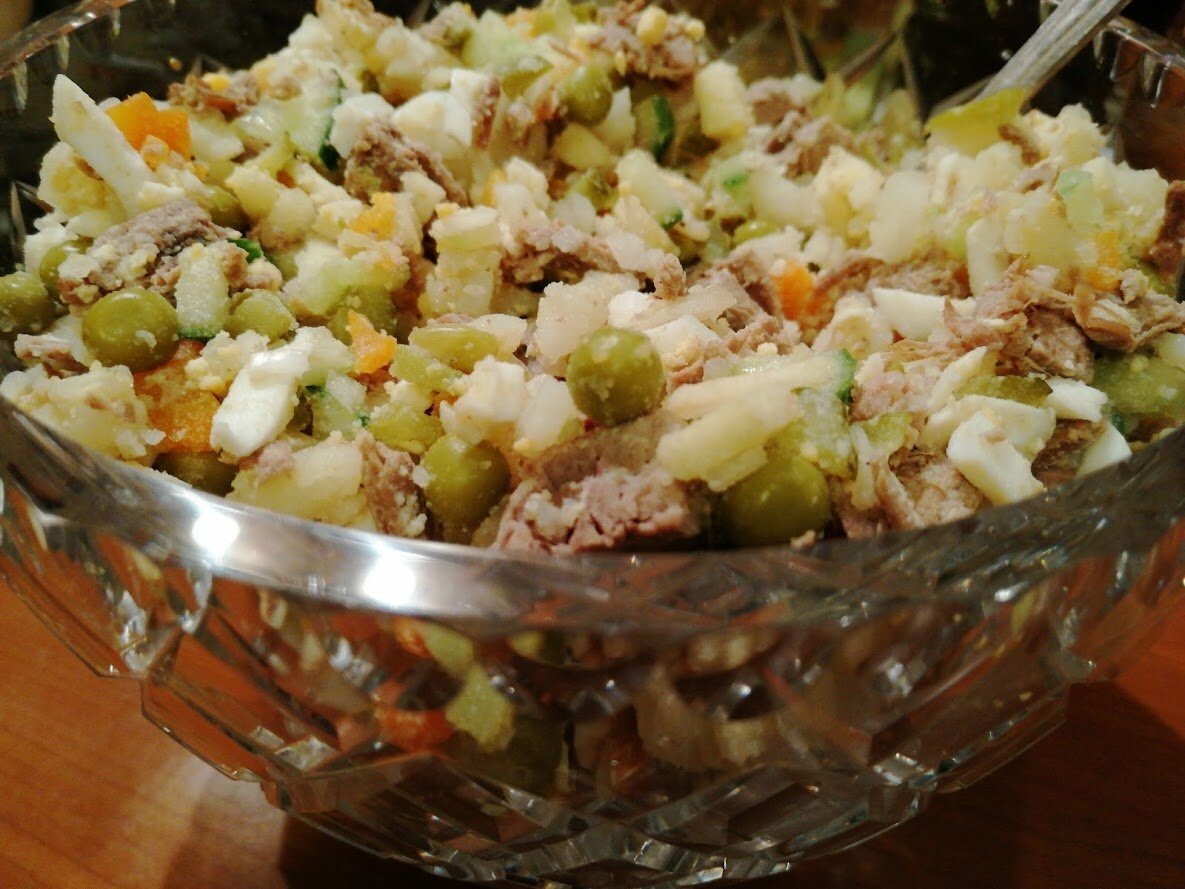 Мой оливье. Фото автора