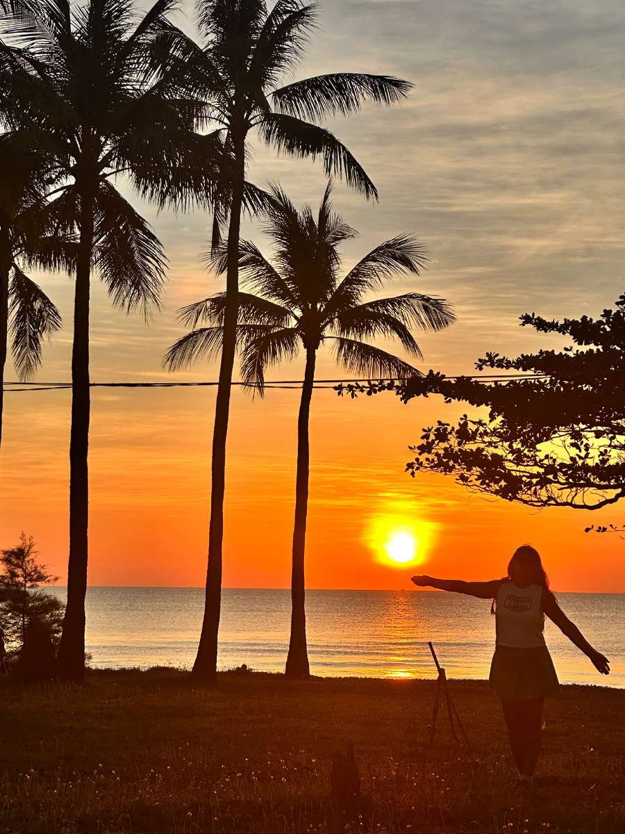 Закат солнца.