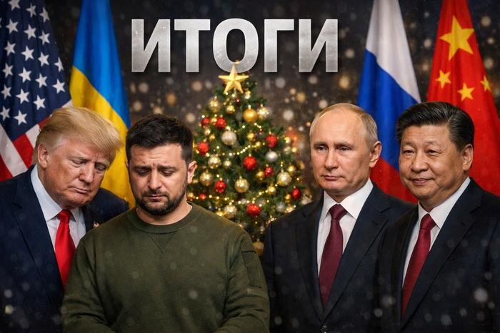 Запад слабеет, Восток крепчает. Главные итоги 2025 года без прикрас. Обложка © Chat GPT