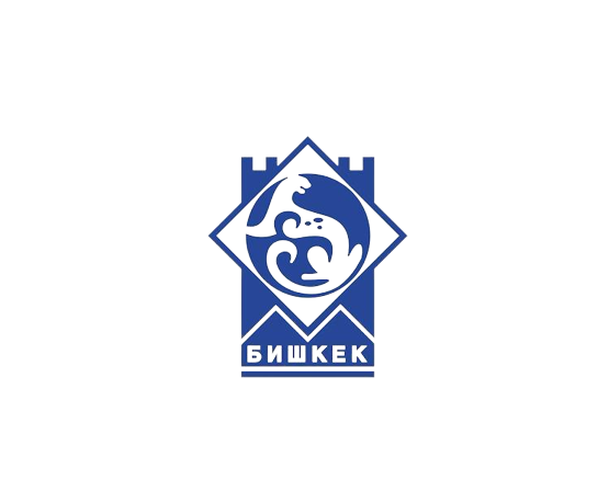 Герб города Бишкека. Флаг является очень похожим на герб. Общенародное достояние