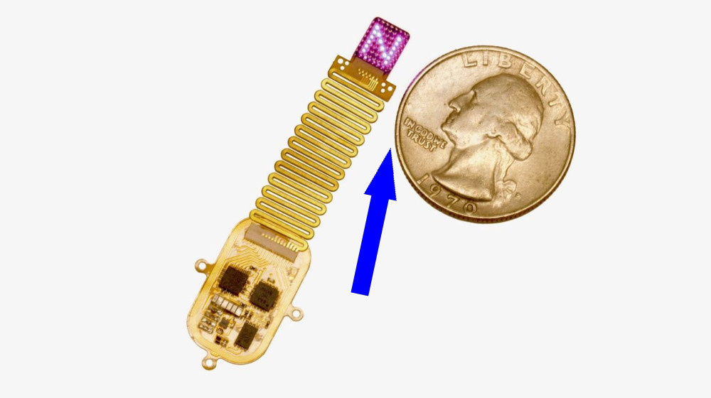    Маленький имплант, который "говорит" с мозгом через светодиоды