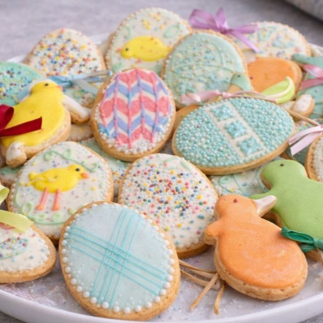 ПАСХАЛЬНОЕ РАСПИСНОЕ ПЕЧЕНЬЕ - Вкусно Просто Быстро