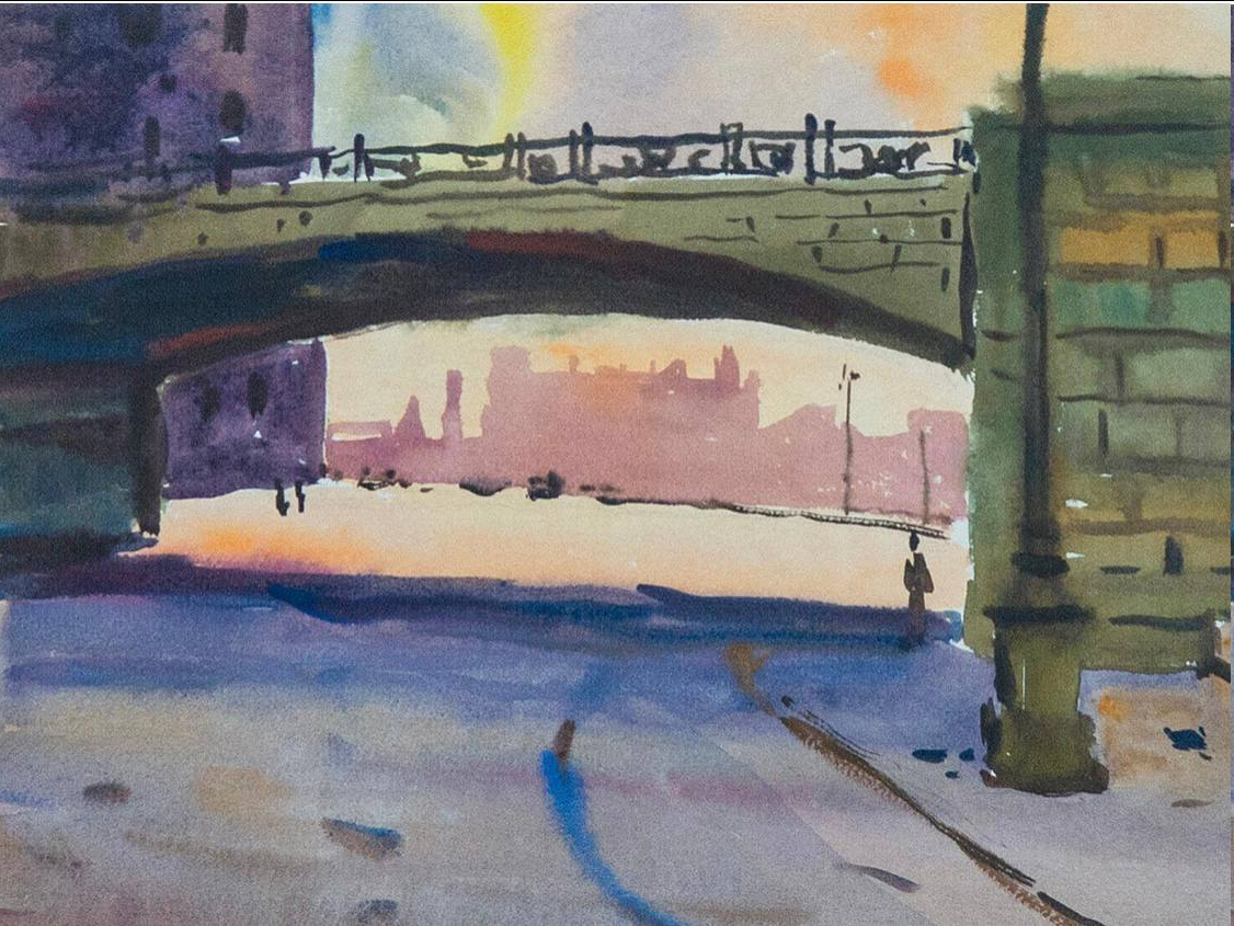 Антонина Ромодановская. «Большой Каменный мост». 1958