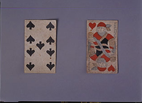 Сохранившеся две карточки Хаяси Сихэя. Изображение взято с сайта музея города Сэндай.