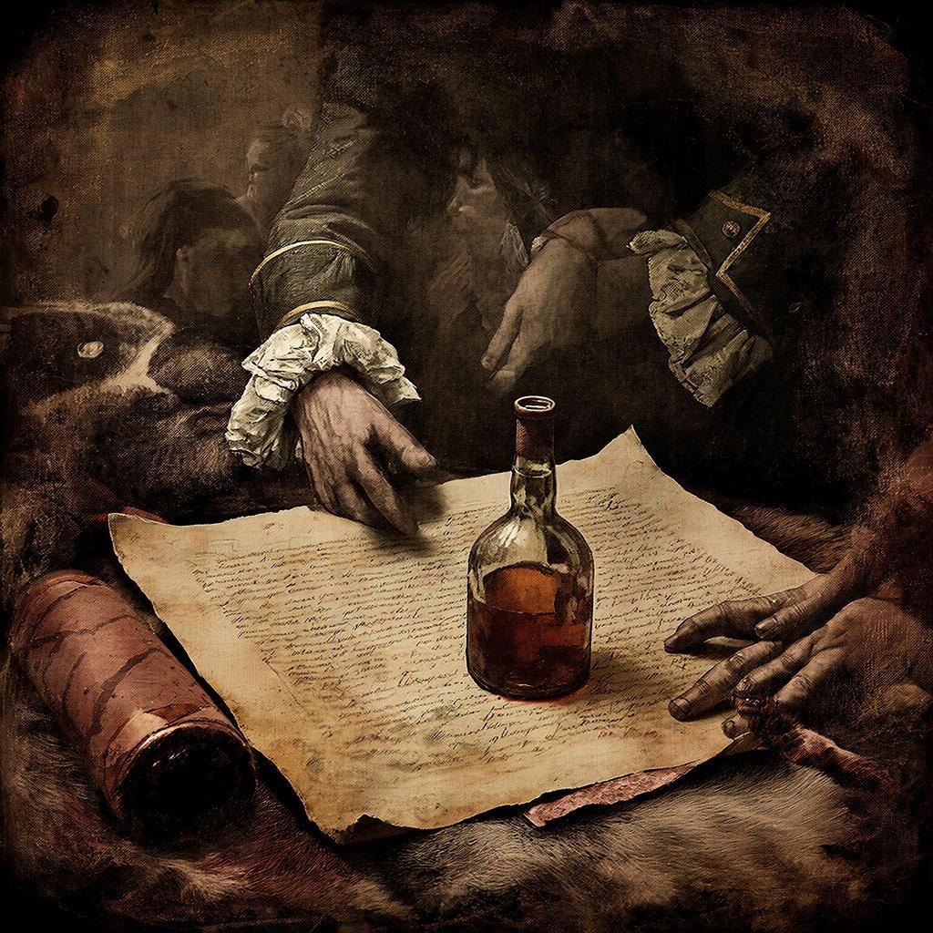 Стекло против континента. 1682 год. Делавары. Цена земель — 1200 галлонов рома