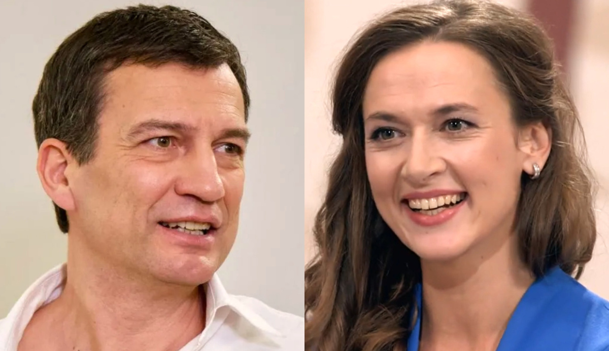 на фото Андрей Чернышов и Мария Добржинская 