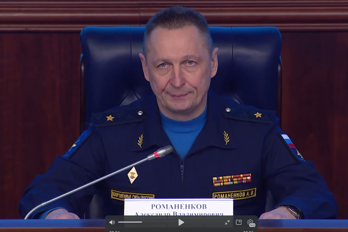    Александр Романенков / Источник: © Министерство обороны России. Кадр из видео