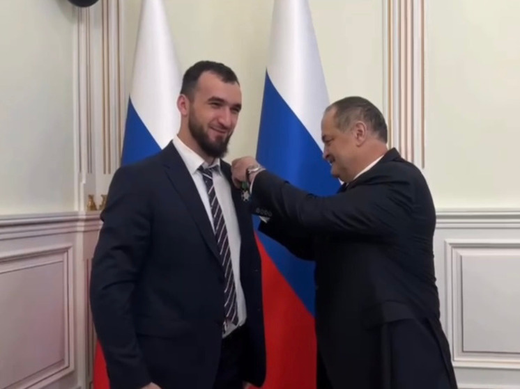     Кадр видео пресс-службы главы Дагестана