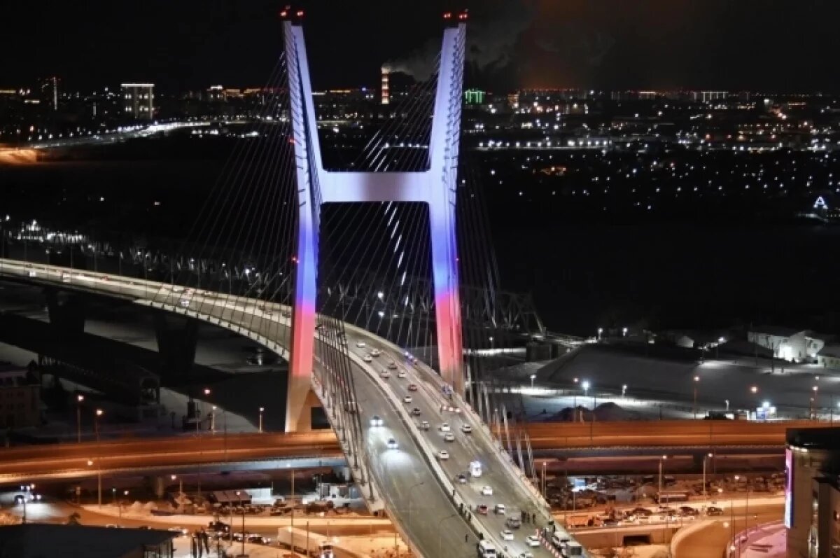    Четвёртый мост через реку Обь в Новосибирске