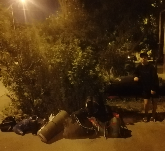 Михан и наши вещи.