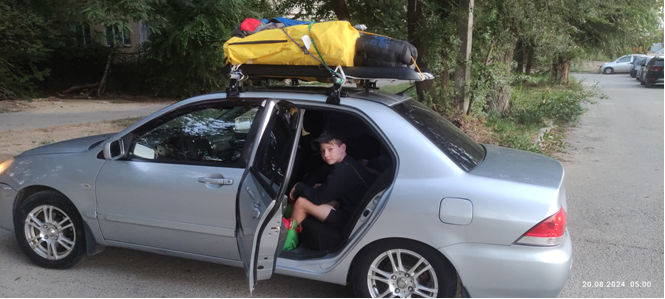 Sap и спальник на верху!