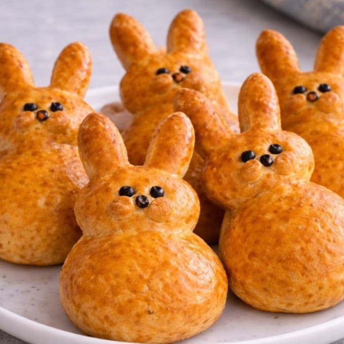 ПАСХАЛЬНЫЕ ПИРОЖКИ «ЗАЙЦЫ» - Вкусно Просто Быстро