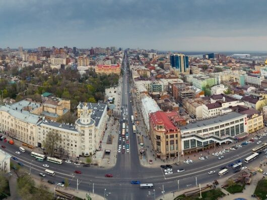    Вид на улицу Большая Садовая в Ростове-на-Дону // Фото пресс-службы администрации Ростова-на-Дону