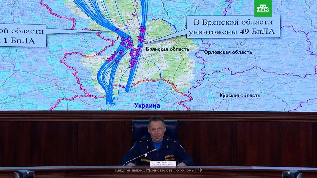    МО: атака по резиденции Путина была целенаправленной и с нескольких направлений