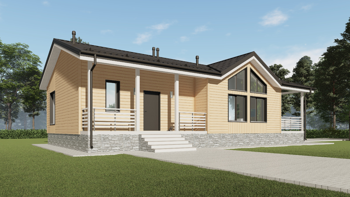 Дом по проету Таунас, завершение строительства - осень 2025 года. Семейная ипотека. 