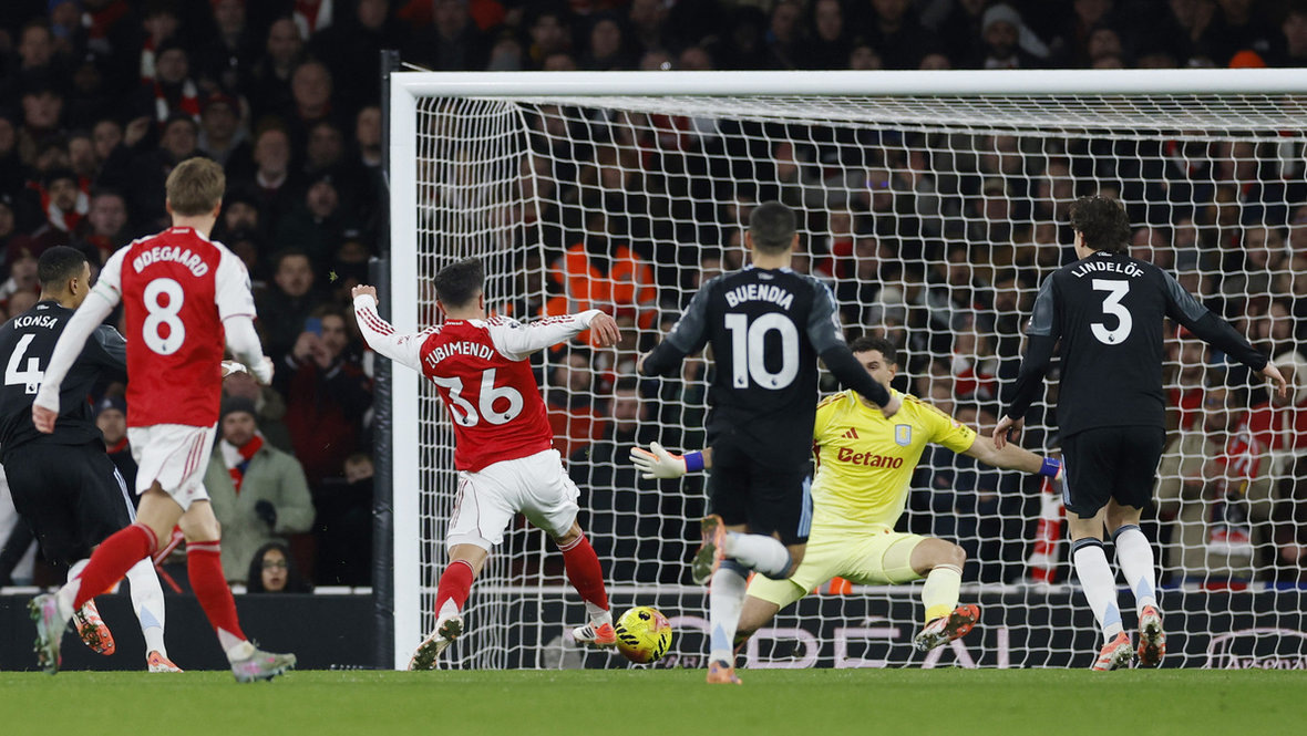    «Арсенал» обыграл «Астон Виллу». Reuters