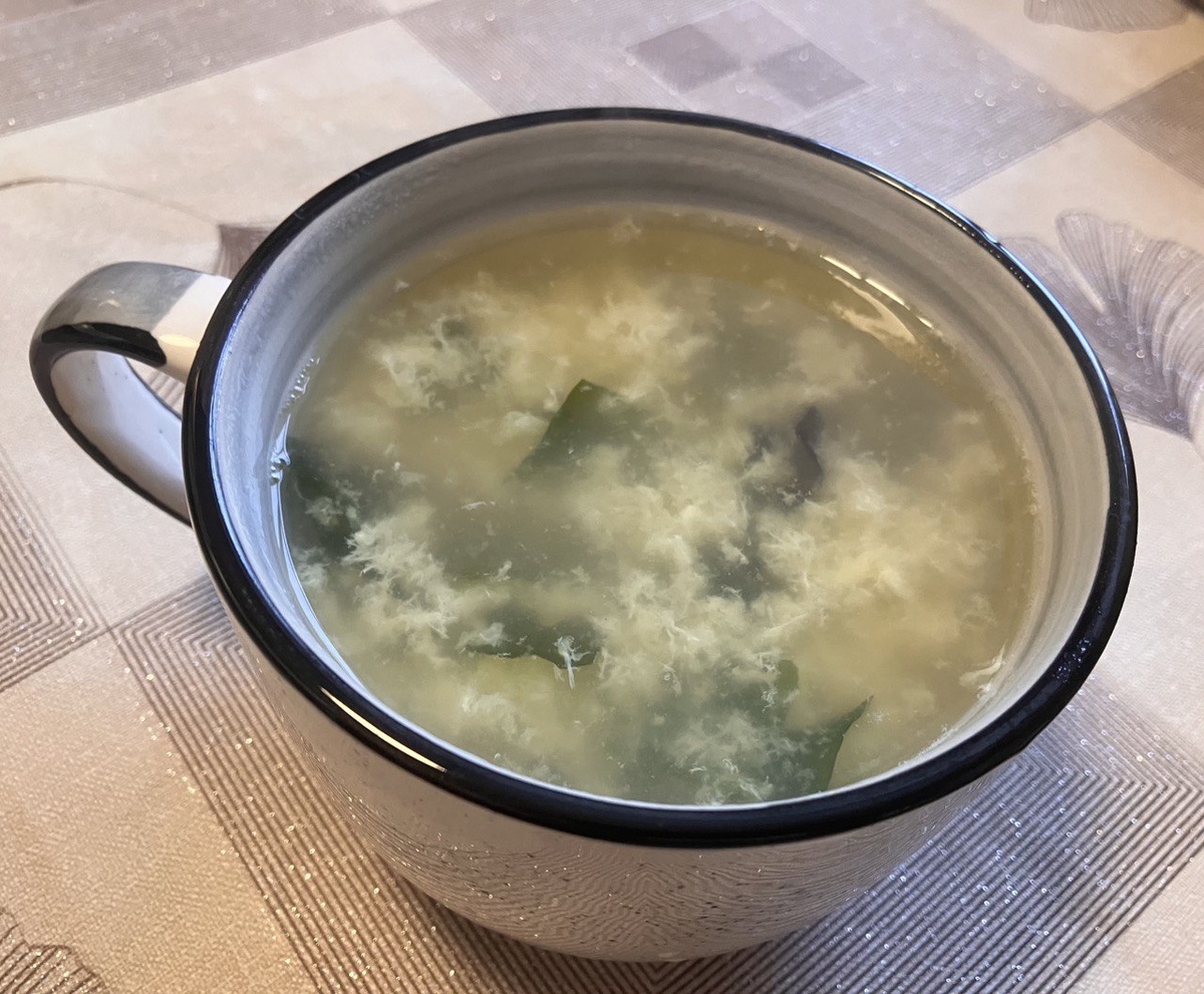 Мисо-суп с яйцом