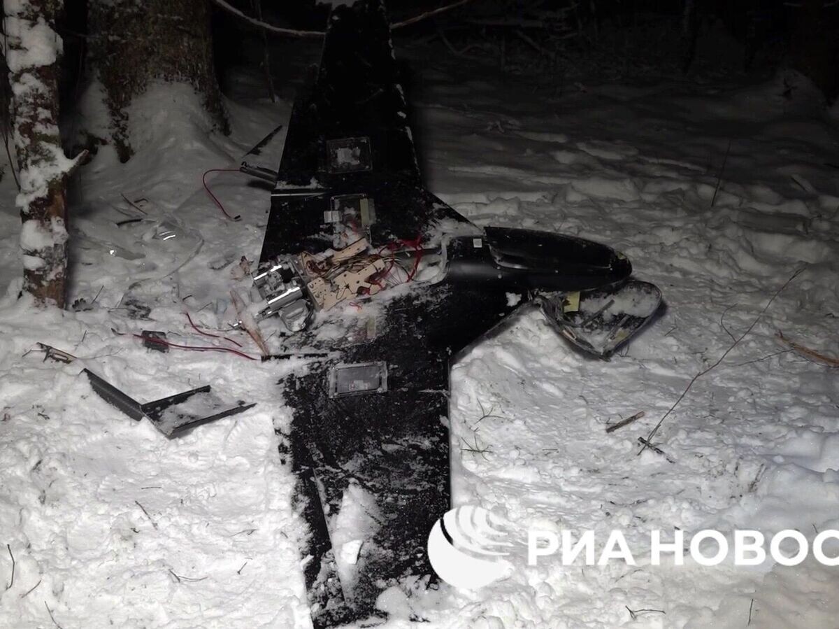    Один из сбитых украинских беспилотников, летевших на резиденцию Путина | © Министерство обороны РФ