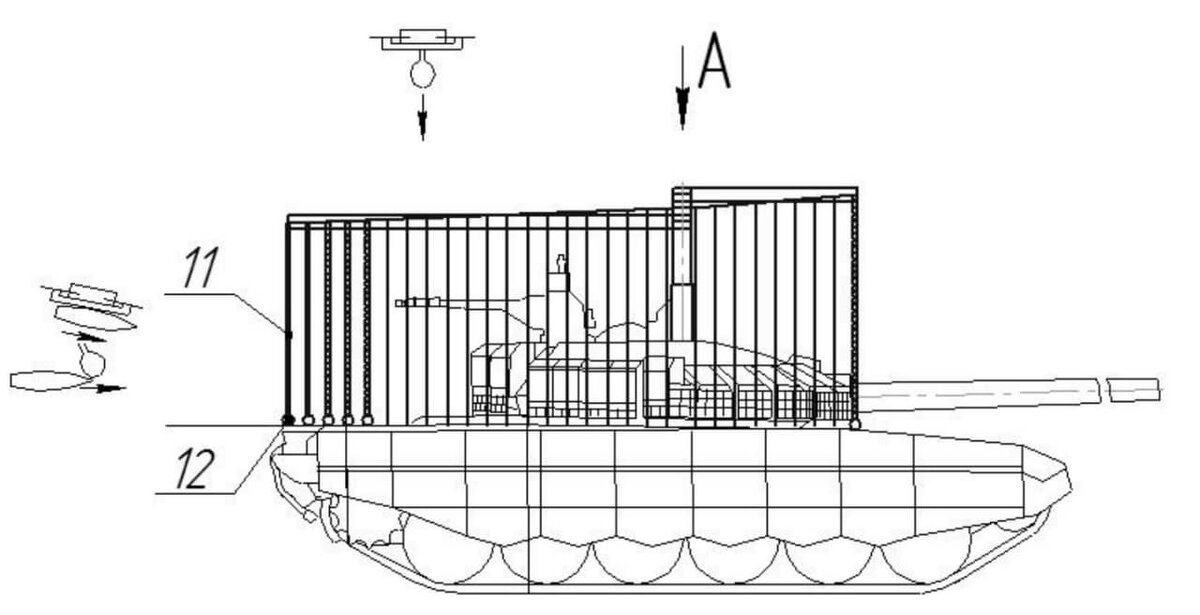   Схемы новой защиты танков