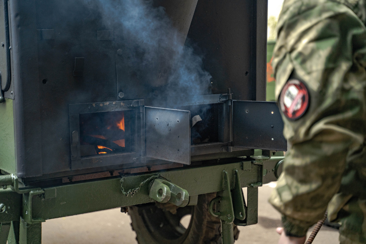 Полевая кухня в работе от Товарища Полковника